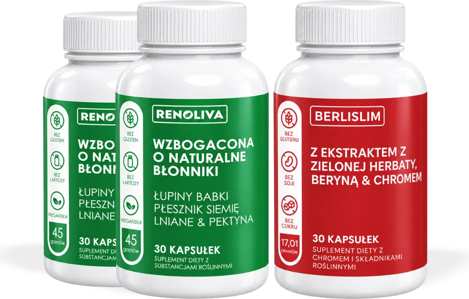 Forma w 2 miesiące — 2× Renoliva + 1× BerliSlim